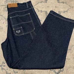 Vintage OutKast Men's Dark Blue Jeans 38x34